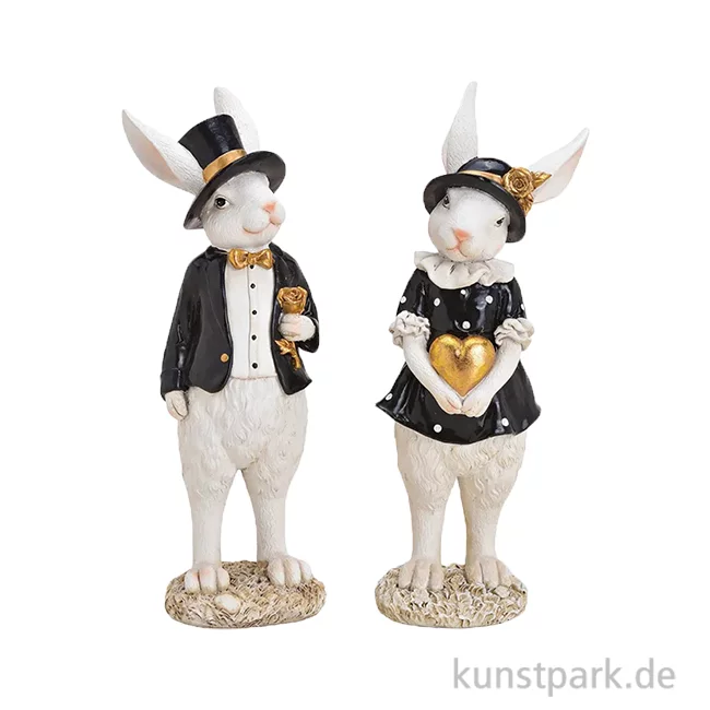 Artikelbild 1 des Artikels “Hase Mann / Frau aus Poly, Schwarz, Sortiert, 10 x 12 x 32 cm “