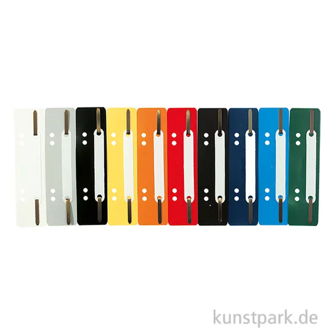 Artikelbild 1 des Artikels “Heftstreifen aus Kunststoff - 10 Farben sortiert, 250 Stück “