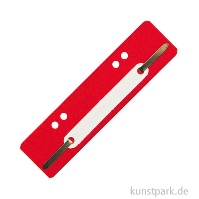Artikelbild 1 des Artikels “Heftstreifen aus Kunststoff 25 Stk | Rot“