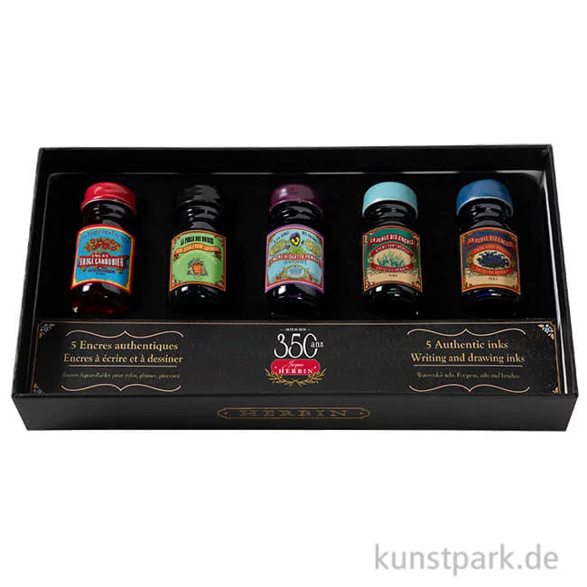 Artikelbild 1 des Artikels “HERBIN Geschenkset 350 Jahre mit 5 x 10 ml Jubiläumstinten “