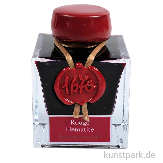 Artikelbild 1 des Artikels “HERBIN Luxus Schreibtinte 1670 mit Goldschimmer - Hematitrot, 50 ml “