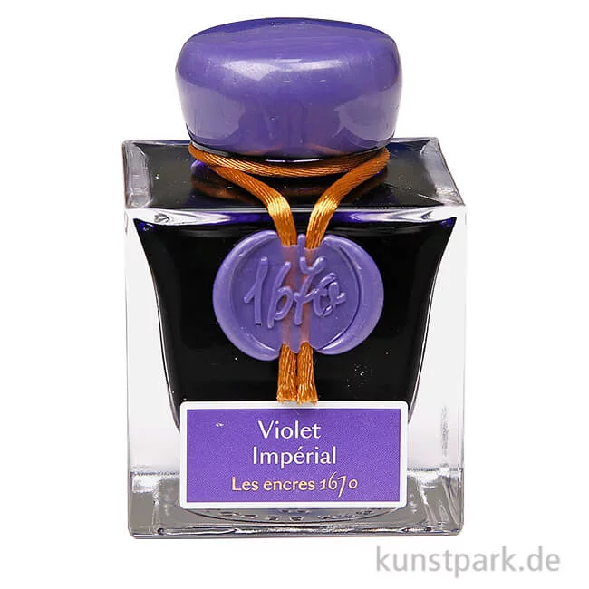 Artikelbild 1 des Artikels “HERBIN Luxus Schreibtinte 1670 mit Goldschimmer - Violet, 50 ml “