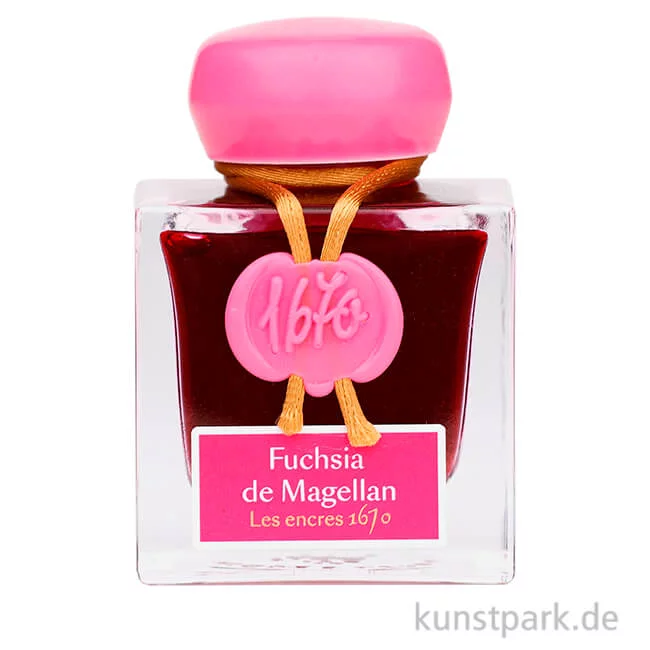 Artikelbild 1 des Artikels “HERBIN Luxus Schreibtinte 1670 mit Goldschimmer - Fuchsia, 50 ml “