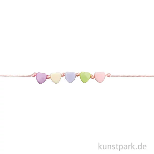 Artikelbild 1 des Artikels “Herz Perlen Mix, Pastell, 165 Stück “