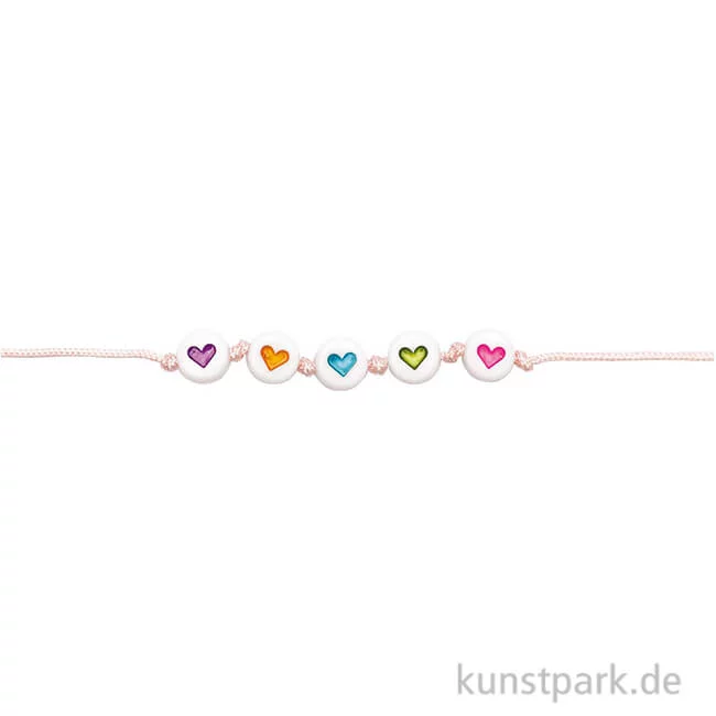 Artikelbild 1 des Artikels “Herz Perlen, Rund, Pastell, 165 Stück “
