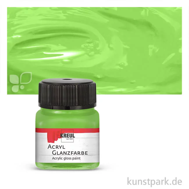 Artikelbild 1 des Artikels “KREUL Acryl Glanzfarbe 20 ml | Lindgrün“