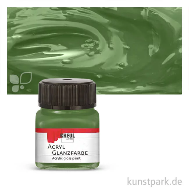 Artikelbild 1 des Artikels “KREUL Acryl Glanzfarbe 20 ml | Olivgrün“