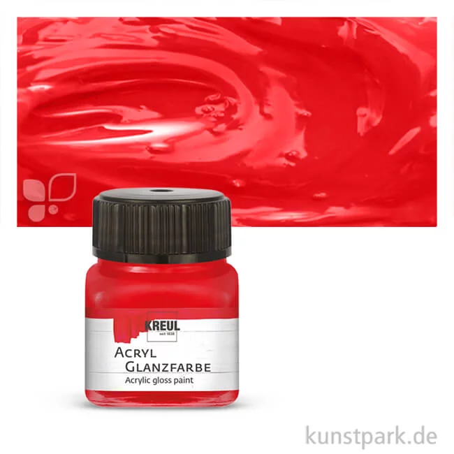 Artikelbild 1 des Artikels “KREUL Acryl Glanzfarbe 20 ml | Rot“