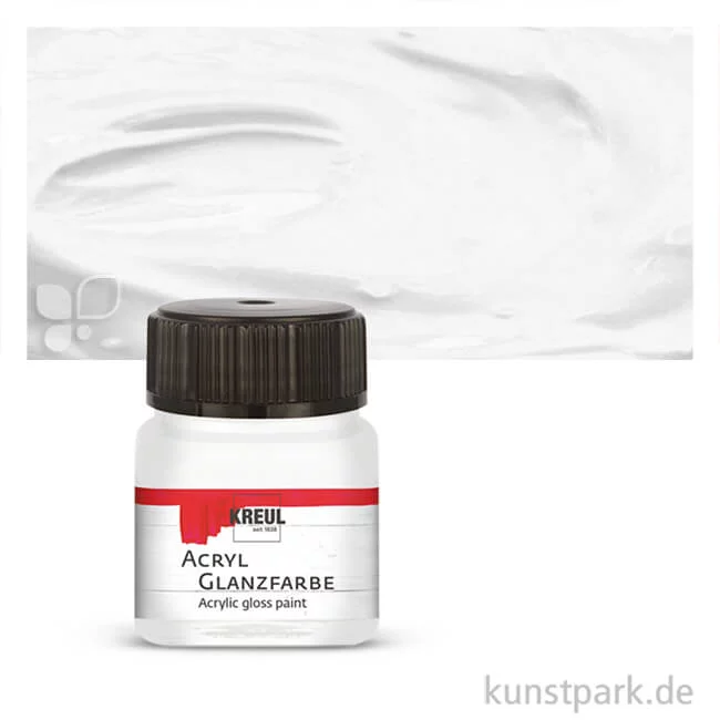 Artikelbild 1 des Artikels “KREUL Acryl Glanzfarbe 20 ml | Weiss“
