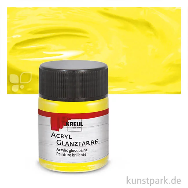 Artikelbild 1 des Artikels “KREUL Acryl Glanzfarbe 50 ml | Gelb“