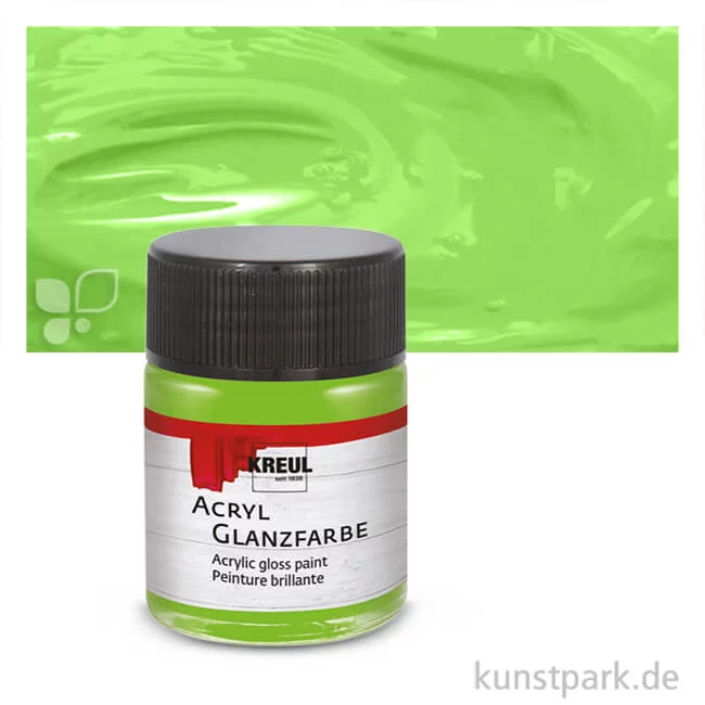 Artikelbild 1 des Artikels “KREUL Acryl Glanzfarbe 50 ml | Lindgrün“