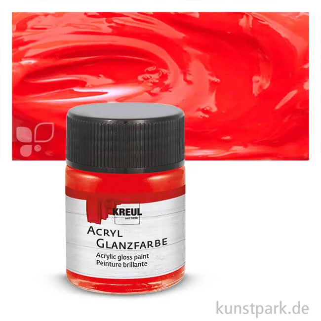 Artikelbild 1 des Artikels “KREUL Acryl Glanzfarbe 50 ml | Rot“