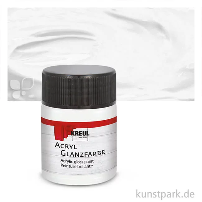Artikelbild 1 des Artikels “KREUL Acryl Glanzfarbe 50 ml | Weiss“