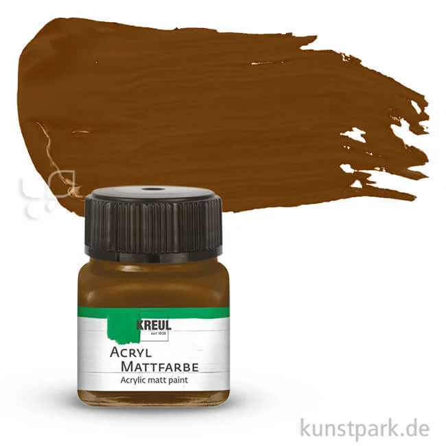 Artikelbild 1 des Artikels “KREUL Acryl Mattfarbe 20 ml | Dunkelbraun“