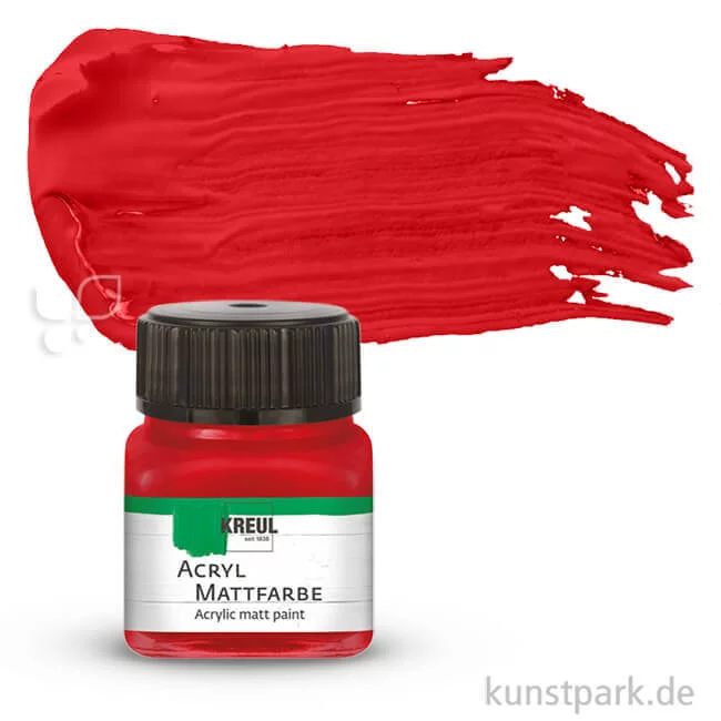 Artikelbild 1 des Artikels “KREUL Acryl Mattfarbe 20 ml | Dunkelrot“