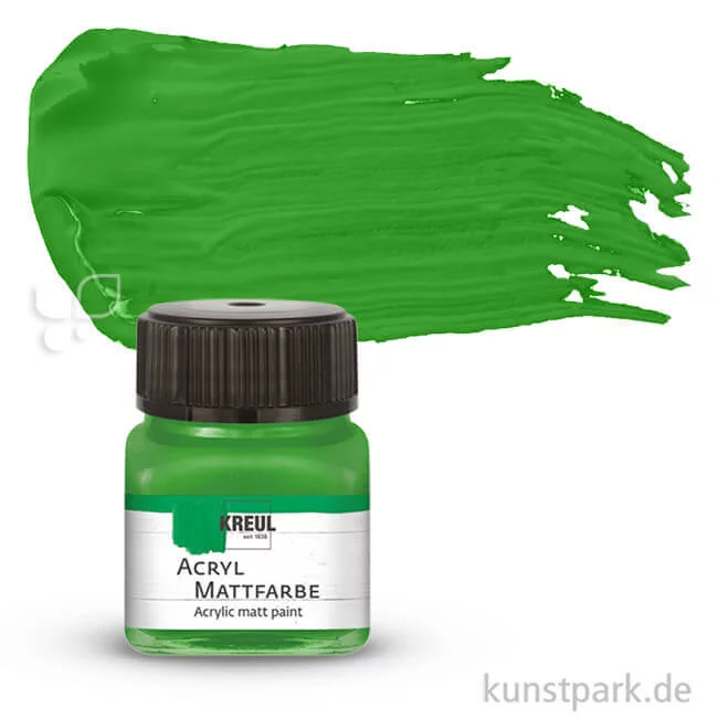 Artikelbild 1 des Artikels “KREUL Acryl Mattfarbe 20 ml | Hellgrün“