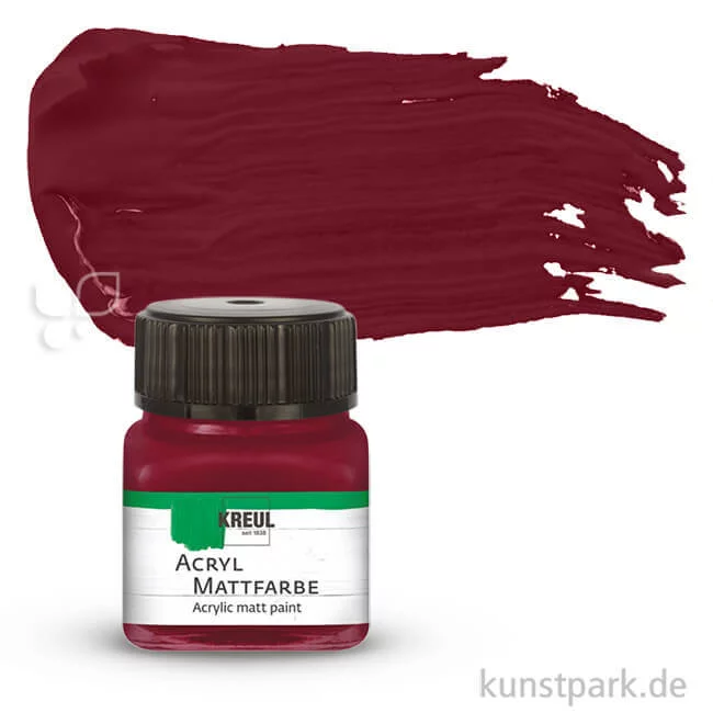 Artikelbild 1 des Artikels “KREUL Acryl Mattfarbe 20 ml | Weinrot“