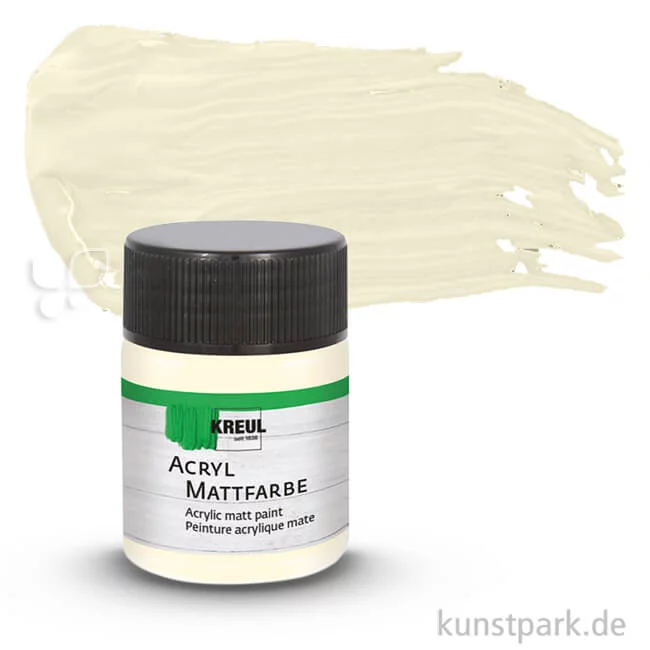 Artikelbild 1 des Artikels “KREUL Acryl Mattfarbe 50 ml | Elfenbein“