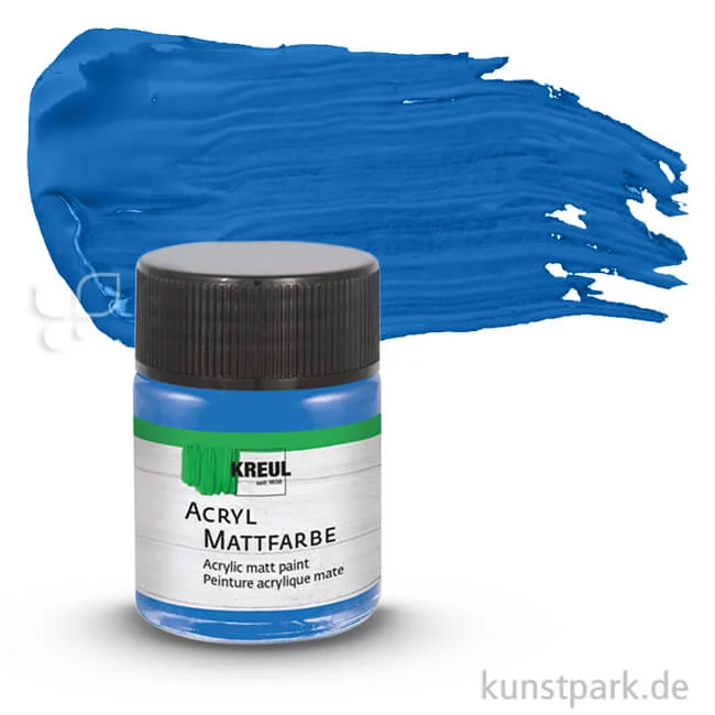 Artikelbild 1 des Artikels “KREUL Acryl Mattfarbe 50 ml | Enzianblau“
