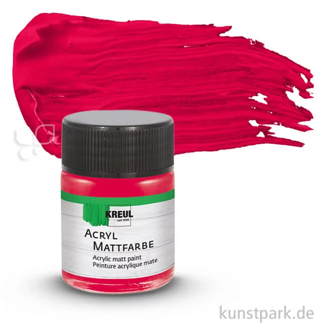 Artikelbild 1 des Artikels “KREUL Acryl Mattfarbe 50 ml | Karmin“
