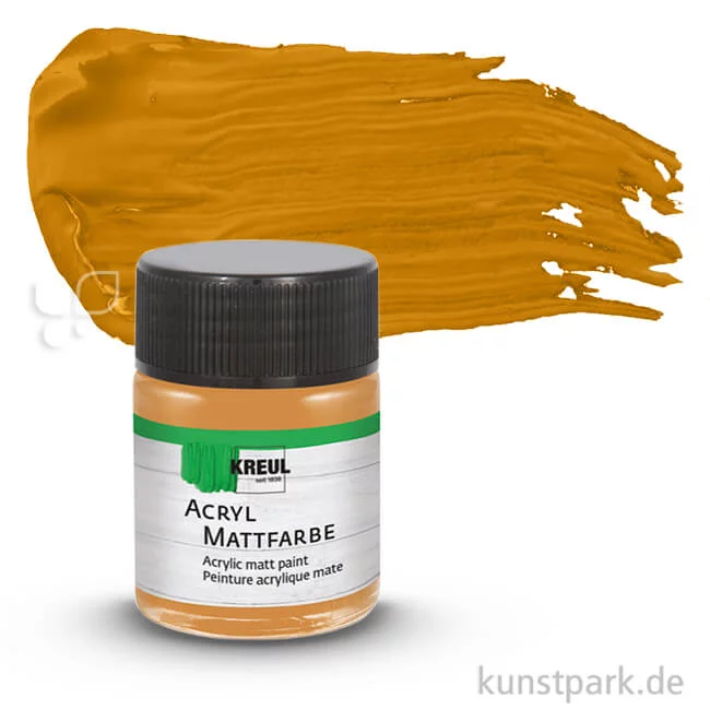 Artikelbild 1 des Artikels “KREUL Acryl Mattfarbe 50 ml | Ocker“