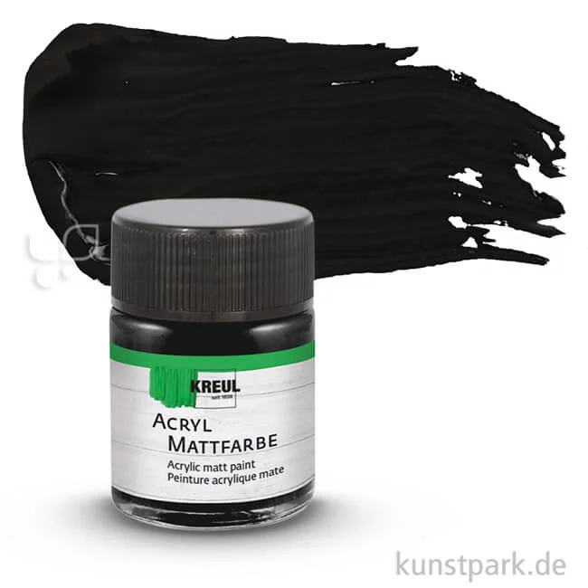 Artikelbild 1 des Artikels “KREUL Acryl Mattfarbe 50 ml | Schwarz“