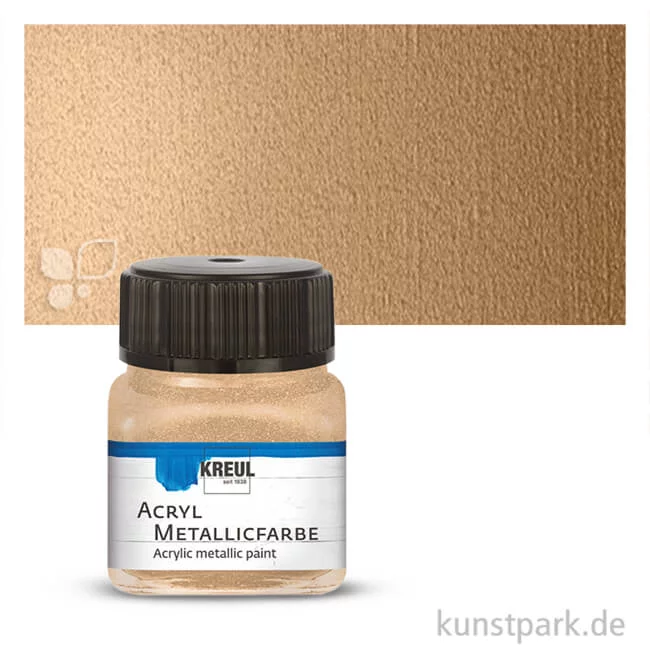 Artikelbild 1 des Artikels “KREUL Acryl Metallicfarbe 20 ml | Champagner“