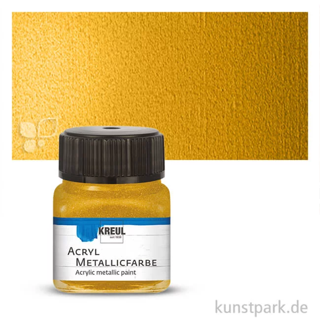 Artikelbild 1 des Artikels “KREUL Acryl Metallicfarbe 20 ml | Gold“