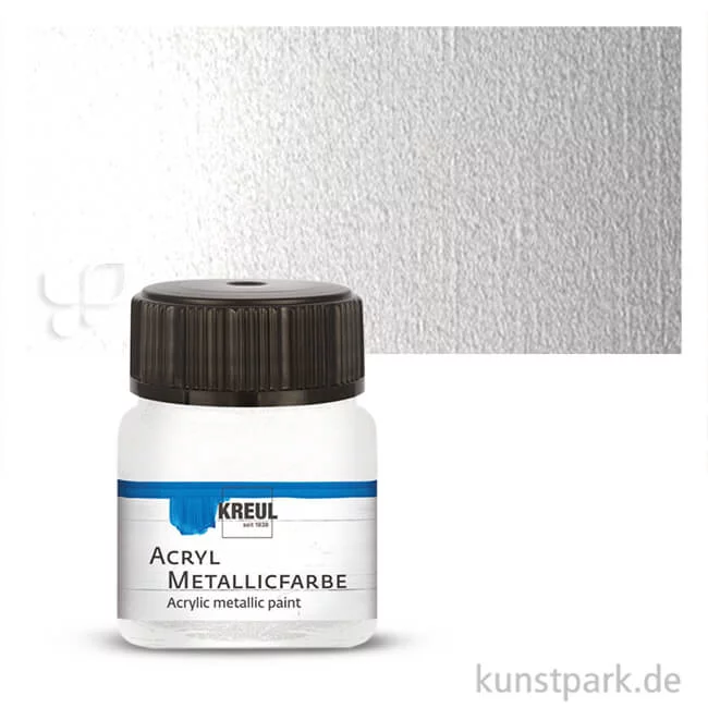 Artikelbild 1 des Artikels “KREUL Acryl Metallicfarbe 20 ml | Perlmutt-Weiss“