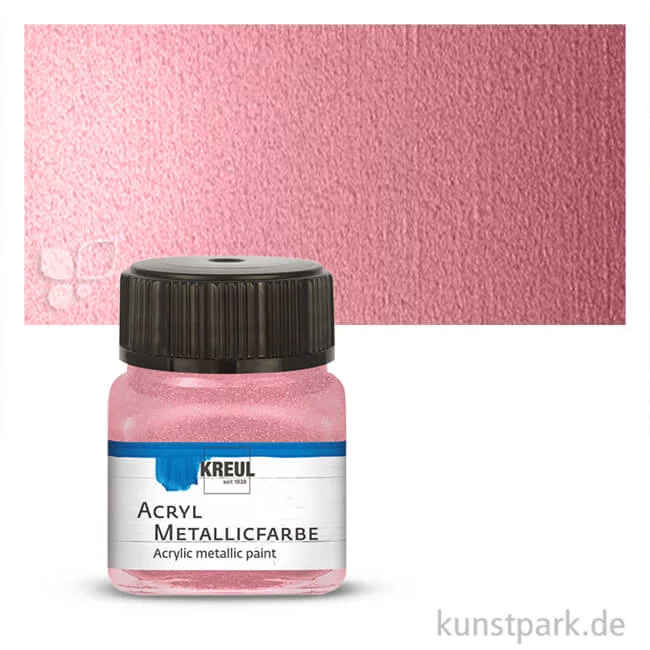 Artikelbild 1 des Artikels “KREUL Acryl Metallicfarbe 20 ml | Rosa“