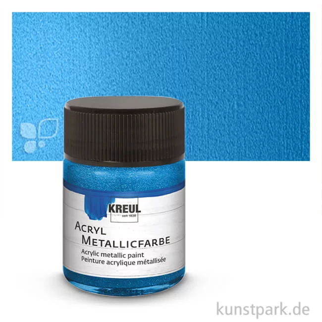 Artikelbild 1 des Artikels “KREUL Acryl Metallicfarbe 50 ml | Blau“