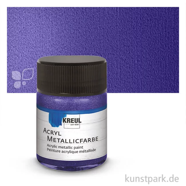 Artikelbild 1 des Artikels “KREUL Acryl Metallicfarbe 50 ml | Violett“