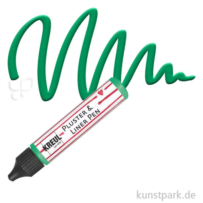 Artikelbild 1 des Artikels “KREUL Pluster & Liner Pen, 29 ml Stift | Maigrün“
