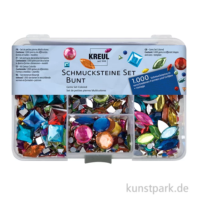 Artikelbild 1 des Artikels “KREUL Schmucksteine Set - 1000 Teile, Bunt “