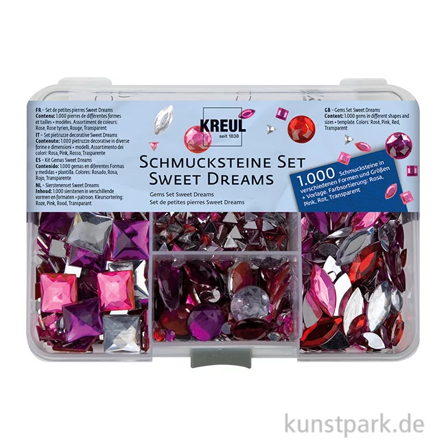 Artikelbild 1 des Artikels “KREUL Schmucksteine Set - 1000 Teile, Sweet Dreams “