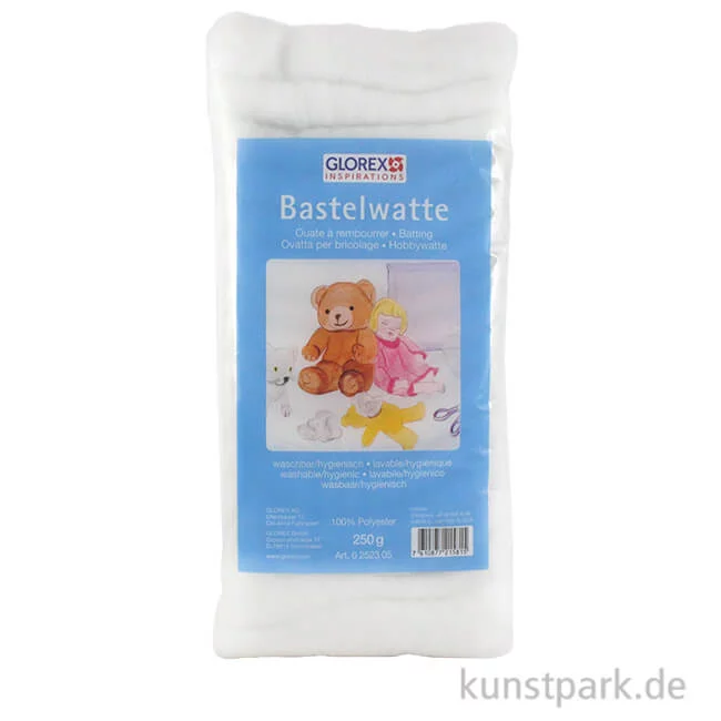 Artikelbild 1 des Artikels “Glorex Bastelwatte, Weiß, 100 % Polyester “