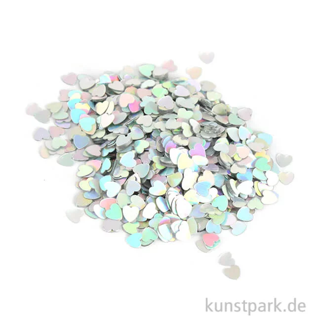 Artikelbild 1 des Artikels “Hologramm-Herzen - 3 mm Silber“