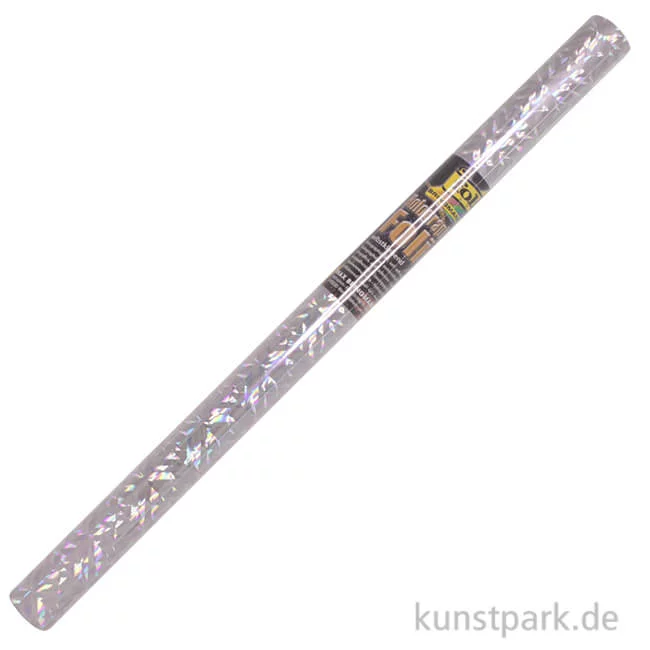 Artikelbild 1 des Artikels “Holographische Folie 0,4x1 m Rolle, selbstklebend Rolle | Magic Silber“