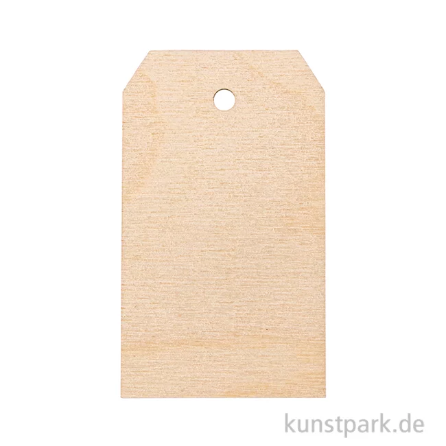 Artikelbild 1 des Artikels “Holz-Anhänger - Blanko 4,7 x 8,2 cm “