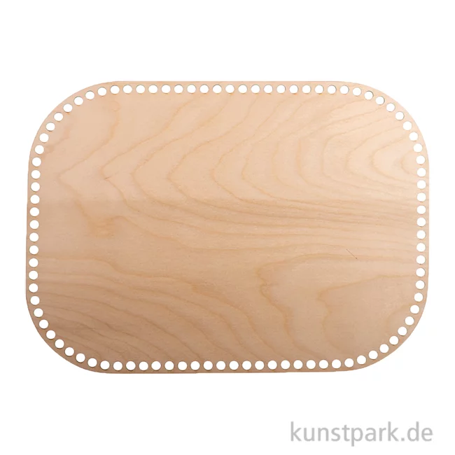 Artikelbild 1 des Artikels “Holz Häkelboden Tablett, Natur, Stärke 4 mm, 38 x 28 cm “