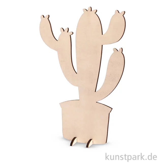 Artikelbild 1 des Artikels “Holz-Kaktus zum Stellen, 14,3x21,2 cm “