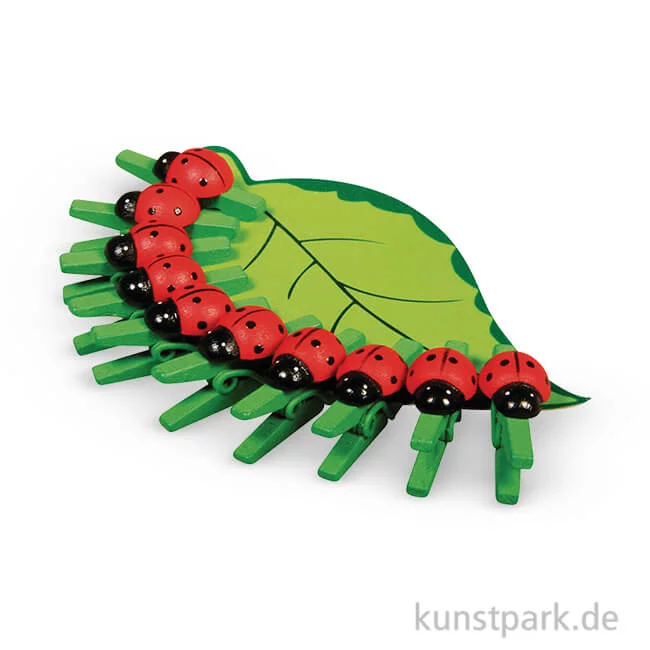 Artikelbild 1 des Artikels “Holz Klammern mit Marienkäfer, 2,5 cm, 10 Stück “
