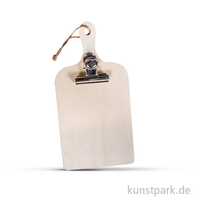 Artikelbild 1 des Artikels “Holz-Klemmbrett Mini, 11,5x23x0,7 cm “