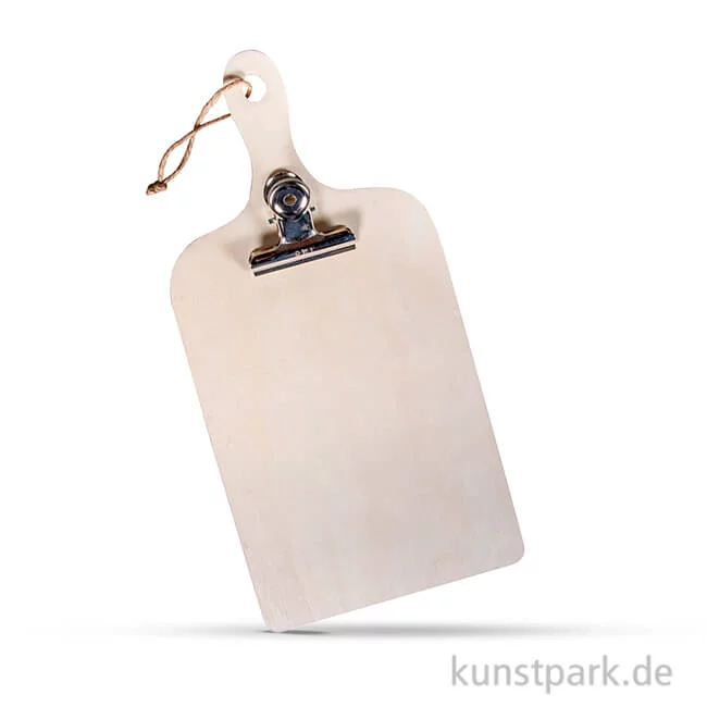 Artikelbild 1 des Artikels “Holz-Klemmbrett Mini, 13,5x28x0,7 cm “
