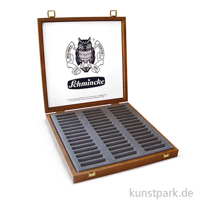 Artikelbild 1 des Artikels “Schmincke Holz-Leerkasten dunkel - für 45 Pastell-Stifte “