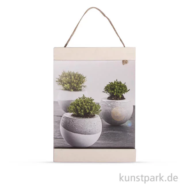 Artikelbild 1 des Artikels “Holz-Magnethalter zum Hängen 10,5 x 1,5 x 0,75 cm“