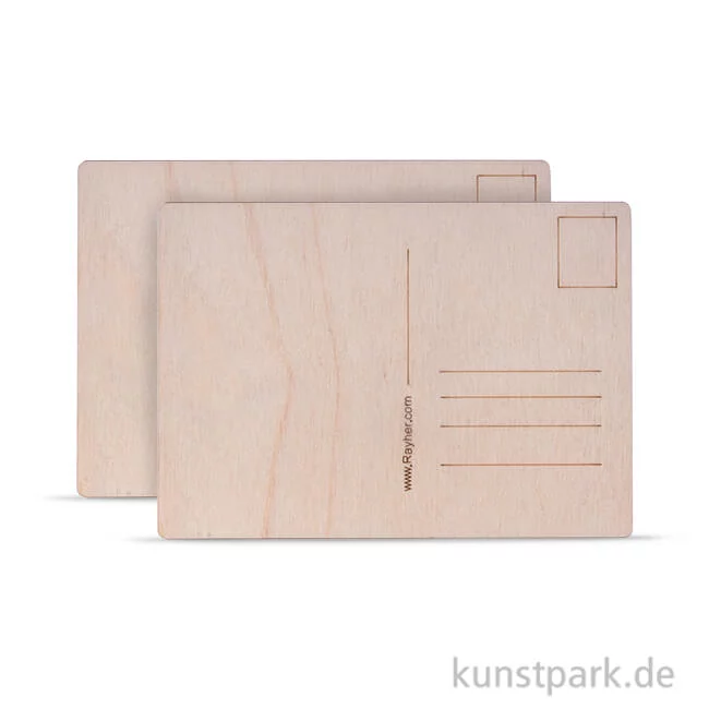 Artikelbild 1 des Artikels “Holz Postkarte - 2 Stück “