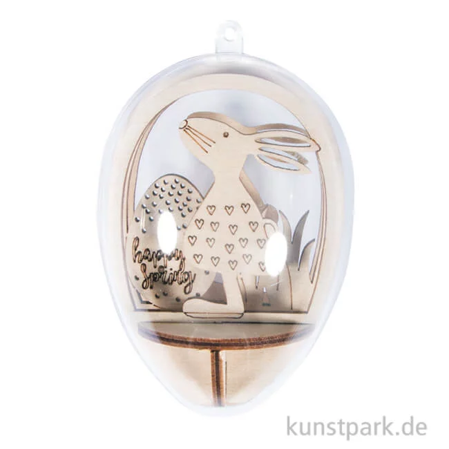 Artikelbild 1 des Artikels “Happy Spring - Ei als Holz-Steckteil, 5-teiliges Set “