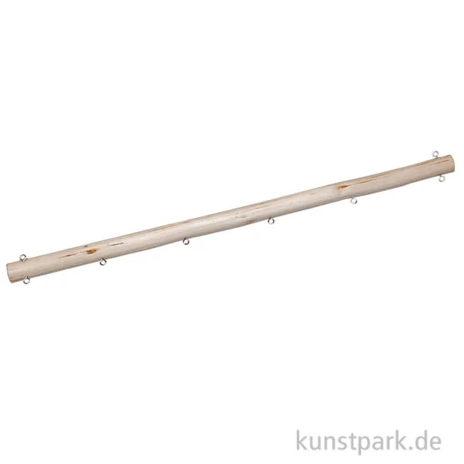 Artikelbild 1 des Artikels “Holzast mit 8 Ösen zum Aufhängen und Befestigen, Länge 60 cm “