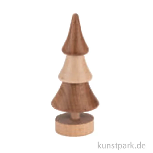 Artikelbild 1 des Artikels “Holzbaum, Tanne Zweifarbig, 4,2 x 10,5 cm “
